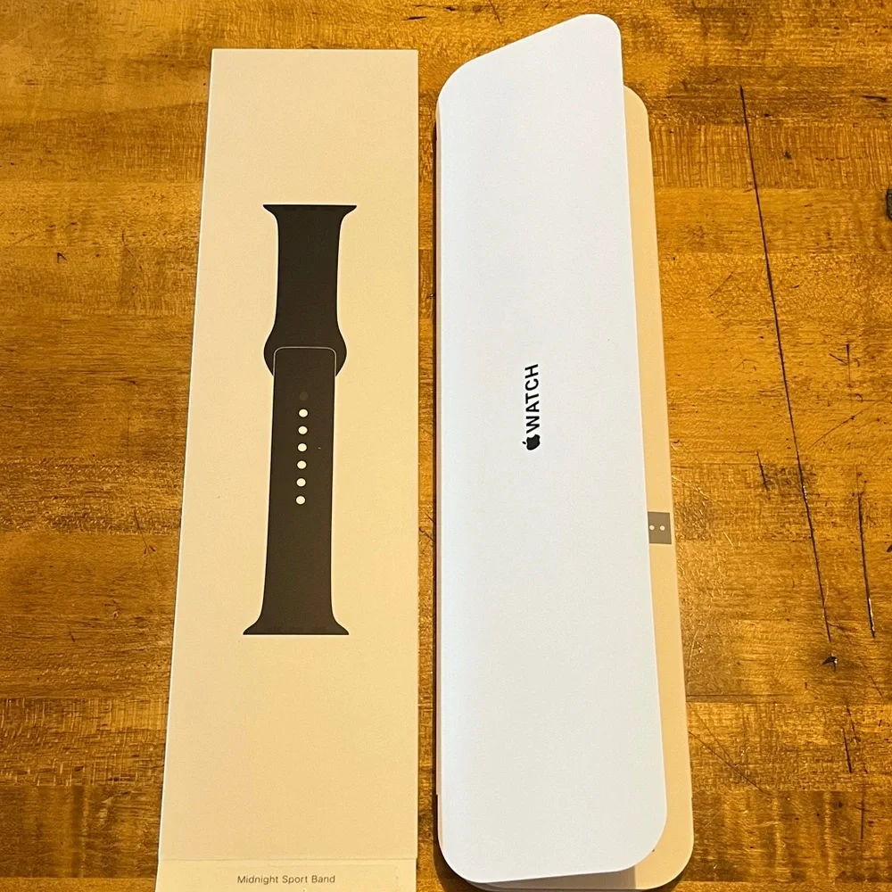 Unisex Apple Midnight Black/Blue Smartwatch Band (41MM)